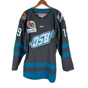 2021-2022 Orlando Solar Bears OSB Game Worn Jersey Braydon Barker #19 AK ECHL 56